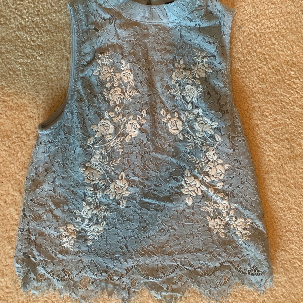 Floral lace top
